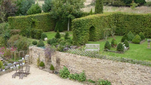 Unique Topiary garden Brittany